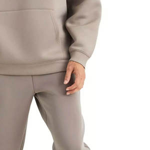 Nouveau survêtement uni de qualité supérieure, personnalisable, en tissu doux, sweat à capuche uni, vêtements d'hiver, design respirant - Product Image 3