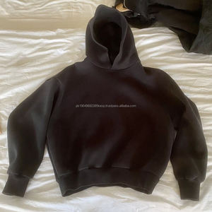 เสื้อฮู้ดดี้ทรงบ็อกซี่แบบครอป ผ้าหนา 610 กรัม สำหรับผู้ชาย พิมพ์โลโก้ตามสั่ง - Product Image 5