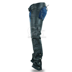 Long Lasting Stable Wear Professional Horseback Training Apparel Outdoor <b>Riding</b> Equipment Classic Brown Black Leather <b>Chaps</b> - Product Image 1