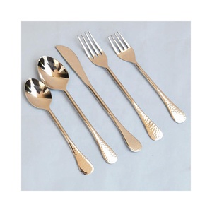 Long manche argent poli unique ensemble de couverts en acier inoxydable argent ensemble de couverts fantaisie décoratif Antique Design ensemble de couverts - Product Image 6