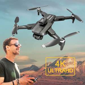 Drone extérieur V162 4K HD à double caméra, quadricoptère WiFi FPV avec positionnement visuel GPS, maintien de l'altitude, moteur brushless 6 axes, 16MP - Product Image 6
