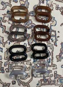 Adorno de Pared de Eslabones de Cadena de Resina Estilo Art Deco Hecho a Mano, Decoración del Hogar, Color Retro de Moda, Removible, de la India - Product Image 4