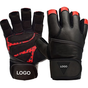 Vente en gros de gants de gymnastique demi-doigts pour hommes et femmes avec logo personnalisé en cuir pour haltérophilie, entraînement physique et exercice - Product Image 2