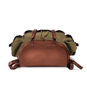 Sac à dos en toile et cuir véritable, résistant à l'eau, pour ordinateur portable, haute qualité, vente en gros, directement de l'usine, capacité 36-55L - Product Image 5