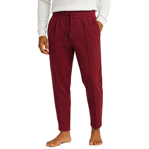 <b>Mens</b> Modern Waffle Knit Trousers <b>Slim</b> <b>Fit</b> Casual Textured <b>Jogger</b> Pants Elastic Waist Drawstring Custom Streetwear Bottom <b>Mens</b> - Product Image 3