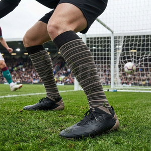 Meilleur prix, faible MOQ, chaussettes de gardien de but de football personnalisées avec logo, chaussettes de sport montantes pour adultes, clubs, équipes, entraînement - Product Image 5