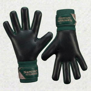 Professional Contact German Latex Palm Goalkeeper Gloves Custom Made High Quality Sports Gloves for Football <b>Training</b> - Product Image 6