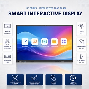 Tableau interactif intelligent de 65, 75 et 86 pouces, écran plat interactif, écran tactile 4K pour les réunions - Product Image 5
