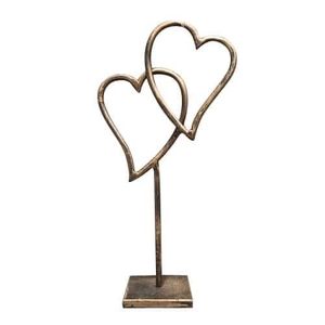 Centre de table décoratif en métal en forme de cœur avec support pour mariage, fête, décoration de la maison et idées de décoration de table - Product Image 4