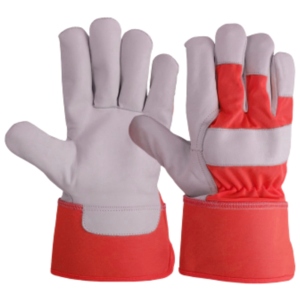 Gants de sécurité pour charpentiers canadiens, nouveau design, en cuir de vachette grainé, résistants à la chaleur et aux étincelles, robustes pour usage domestique - Product Image 4