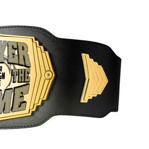 Cinturón de Jugador del Juego Personalizado, Cinturón Deportivo de Cuero Negro con Placa Dorada para Premios y Reconocimientos Personalizados - Product Image 4