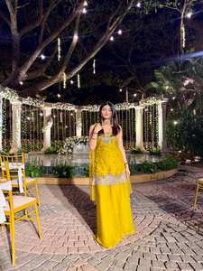 Traje Sharara de Diseñador Indio-Pakistaní, Último Modelo Exclusivo de Alta Calidad, Salwar Kameez, Ropa India Elegante para Mujer, Vestido de Novia - Product Image 2