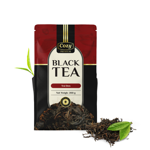 Té Negro de Ceilán a Granel para Exportación, Hojas de Té con Sabor Intenso, Bebidas Saludables, Ingredientes para Té de Burbujas, Marca Premium Cozy - Product Image 1