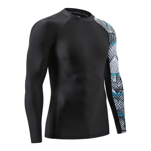 High Performance <b>Mens</b> Rash Guard Full Sleeve Breathable Gym <b>Compression</b> <b>Shirt</b> Manufacturer Supply - Product Image 4