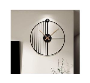 Online Hot Selling Metal <b>Wall</b> <b>Clock</b> Gold and Black Plated Antique Luxury Interior <b>Decorative</b> Unique for Home Living Room <b>Decor</b> - Product Image 5