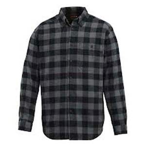 Chemise en flanelle à carreaux unisexe, col en velours côtelé, manches longues, boutonnée, décontractée, vintage, surchemise - Product Image 1