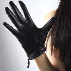 Guantes de seguridad de cuero tejido de alta durabilidad, resistentes al viento, con detección de agujas, unisex, casuales, para viaje, de invierno, de alta resistencia, lisos - Product Image 6