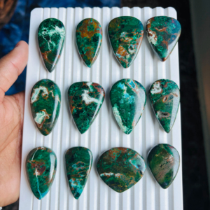 คริสโซคอลล่าคุณภาพสูง 100% จากธรรมชาติ รูปทรงผสมสำหรับทำเครื่องประดับ - Product Image 1