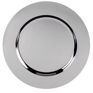 Assiette de Présentation en Acier Inoxydable – Vaisselle Décorative Métallique de Luxe pour Mariages, Réceptions, Hôtels, Restaurants et Fêtes - Product Image 6