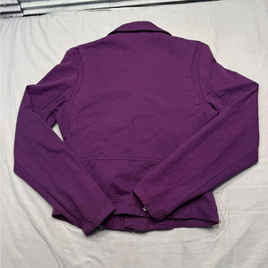 Chaqueta para Mujer, Talla Pequeña, Color Morado, Algodón, Estilo Motero, con Cinturón, Punk, Gótica, Bomber 2026 - Product Image 5