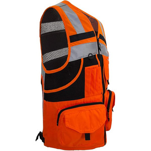 Wholesale Hi Vis Vest Green Surveyor Safety Vest <b>Reflective</b> Work Security <b>Running</b> Safety Vest uploaded by Dress Sports - Product Image 4
