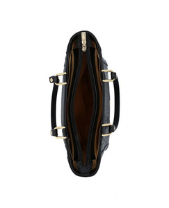 Sac fourre-tout à bandoulière en cuir véritable noir à motif animalier pour femme 2026, fermeture éclair, durable, haute qualité, grande capacité, usage quotidien - Product Image 4