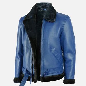 Chaqueta de Cuero Clásica con Peluche al por Mayor |   Diseño de lujo para chaquetas de piel para uso informal y formal - Product Image 2