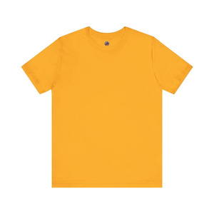 T-shirt à manches courtes en coton uni noir pour homme, coupe classique, col rond, jersey décontracté, couleur unie - Product Image 3
