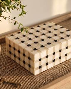 Intricate Bone & Resin Inlay <b>Trinket</b> <b>Box</b> Fine Detailing with Bone & Resin Inlay Perfect for Storing Jewelry - Product Image 5