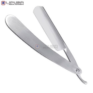 Buy Stainless Steel Safety <b>Razor</b> for <b>Men</b> Women Anti Slip Handle for Precise Comfortable Barber Shop Face Shaving - Product Image 4