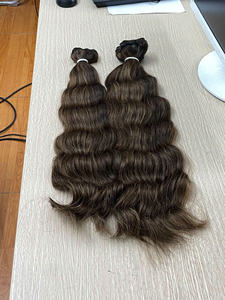 ผมต่อแบบสกินเวฟท์คุณภาพสูง ผมแท้แบบดับเบิ้ลดรอน ความยาว 8"-40" เวอร์จิ้น เรมี - Product Image 4