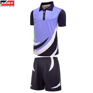 Conjunto Deportivo Ligero y Transpirable para Hombre, Camiseta Polo y Pantalones Cortos, para Correr, Entrenamiento, Gimnasio - Product Image 1