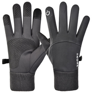Gants de snowboard d'hiver à doigts entiers – Gants de ski thermiques imperméables, gants de sport de neige isolés coupe-vent pour hommes et femmes - Product Image 5