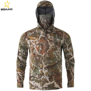 เสื้อฮู้ดลายพรางสำหรับล่าสัตว์แบบติดกระดุมสำหรับผู้ชาย - Product Image 4