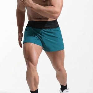 Pantalones Cortos de Compresión Elásticos en Cuatro Direcciones para Hombre, de Secado Rápido, Ajustados, para Correr, Gimnasio y Deportes, al por Mayor y Personalizados - Product Image 4