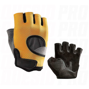 Custom Men's & Women's Gym <b>Gloves</b> Strong Leather Wrist Wraps Enhanced <b>Grip</b> Weight Lifting Fitness <b>Gloves</b> Anti Slip Half Finger - Product Image 5