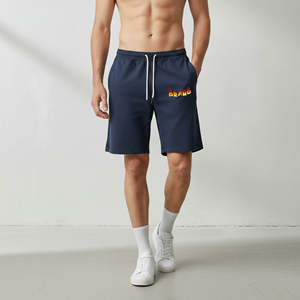 OEM/ODM 100% Cotton Shorts for Men's 2 Color with Side Pockets Comfortable Breathable Elastic Waist High quality men's short - Product Image 4