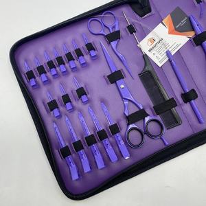 Hair <b>Extension</b> Plier 3mm Hole For <b>Beads</b> Wholesale Purple Surgical Grade Stainless Steel Weft Hair <b>Extension</b> Tools Kit Set - Product Image 3