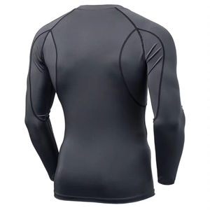 Camiseta Deportiva de Compresión de Manga Larga, Transpirable, Ecológica, de Secado Rápido, con Protección UV, en Poliéster/Nailon, Gran Venta - Product Image 6