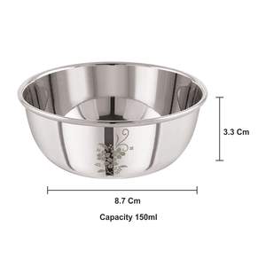 ชามโลหะลายตอกทรงดอกไม้ยอดนิยมสำหรับใส่ขนมหวานผลไม้ในพิธี Diwali Puja ตกแต่งแบบลอยน้ำ ราคาขายส่ง - Product Image 3