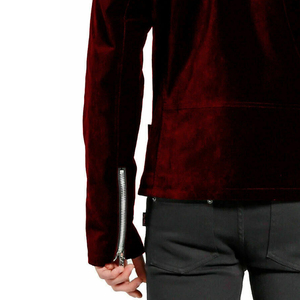 Unisex Velvet Stand Collar <b>Jacket</b> Premium Quality Warm Winter Fashion Outerwear Trendy High Demand Customizable Front High - Product Image 5