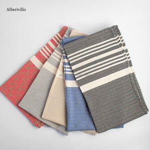 Torchon absorbant cuisine 100% coton coton turc serviette de cuisine rayure vaisselle nettoyage Golf cuisine torchons fabriqués en inde - Product Image 1