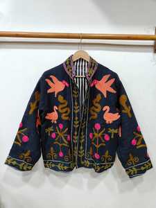 Manufacturer Embroidery Suzani Autumn Jacket Cotton Suzani Jacket Bohemian <b>Women</b> Suzani <b>Coat</b> Embroidered Cotton Suzani Jacket - Product Image 5