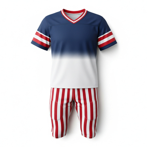 Custom Made Sublimated American Football Uniform Breathable <b>Mesh</b> Gridiron Jersey Heavy Duty Football <b>Pants</b> Set Kits - Product Image 1
