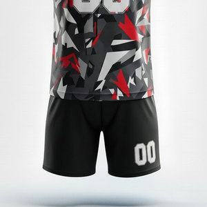 Uniforme de Fútbol Personalizado, Conjunto de Camiseta y Pantalones Cortos, Tejido Transpirable de Secado Rápido, Ropa Deportiva Profesional para Entrenamiento y Partido - Product Image 4