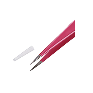 Pinzas para Pestañas ASAP Precision Silver de Acero Inoxidable Duradero con Punta Inclinada de 10 mm, Suaves para Extensiones de Pestañas - Product Image 4
