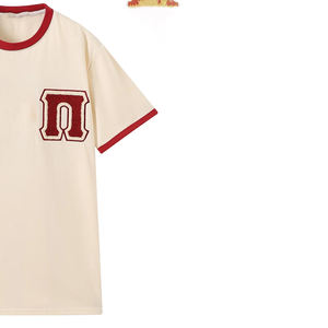 T-shirt respirant 100 % coton de haute qualité pour fraternité et sororité, motif lettres grecques, manches courtes, universitaire – Vente en gros USA Phi Pi Pi - Product Image 5