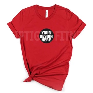 Camisetas de Manga Corta Personalizadas con Logotipo de Marca para Hombre y Mujer, Unisex, 100% Algodón Hilado en Anillo, Estilo Bella Canvas 3001 - Product Image 1