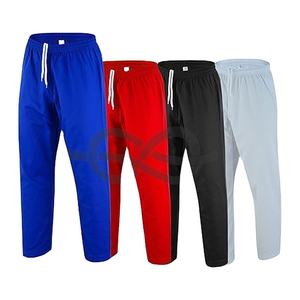 Pantalon de MMA unisexe léger de 8oz pour enfants et adultes, confortable et durable, équipement d'entraînement d'arts martiaux de karaté avec broderie OEM - Product Image 3