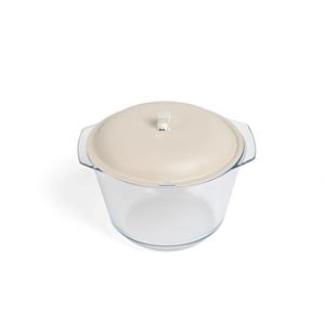 Plat de service en verre de style arabe Majlis, esthétique et luxueuse, avec support en métal argenté, élégant bol pour l'hospitalité du Ramadan - Product Image 5